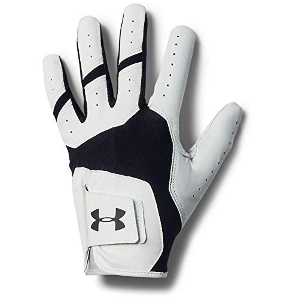 Under Armour Men's UA Iso-Chill Golf Gloves White/Black  Right Hand M/L